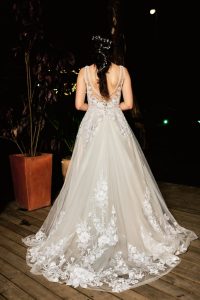 vestido de novia con encaje